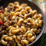 Paleo AIP HAMBURGER MACARONI Pasta First Image