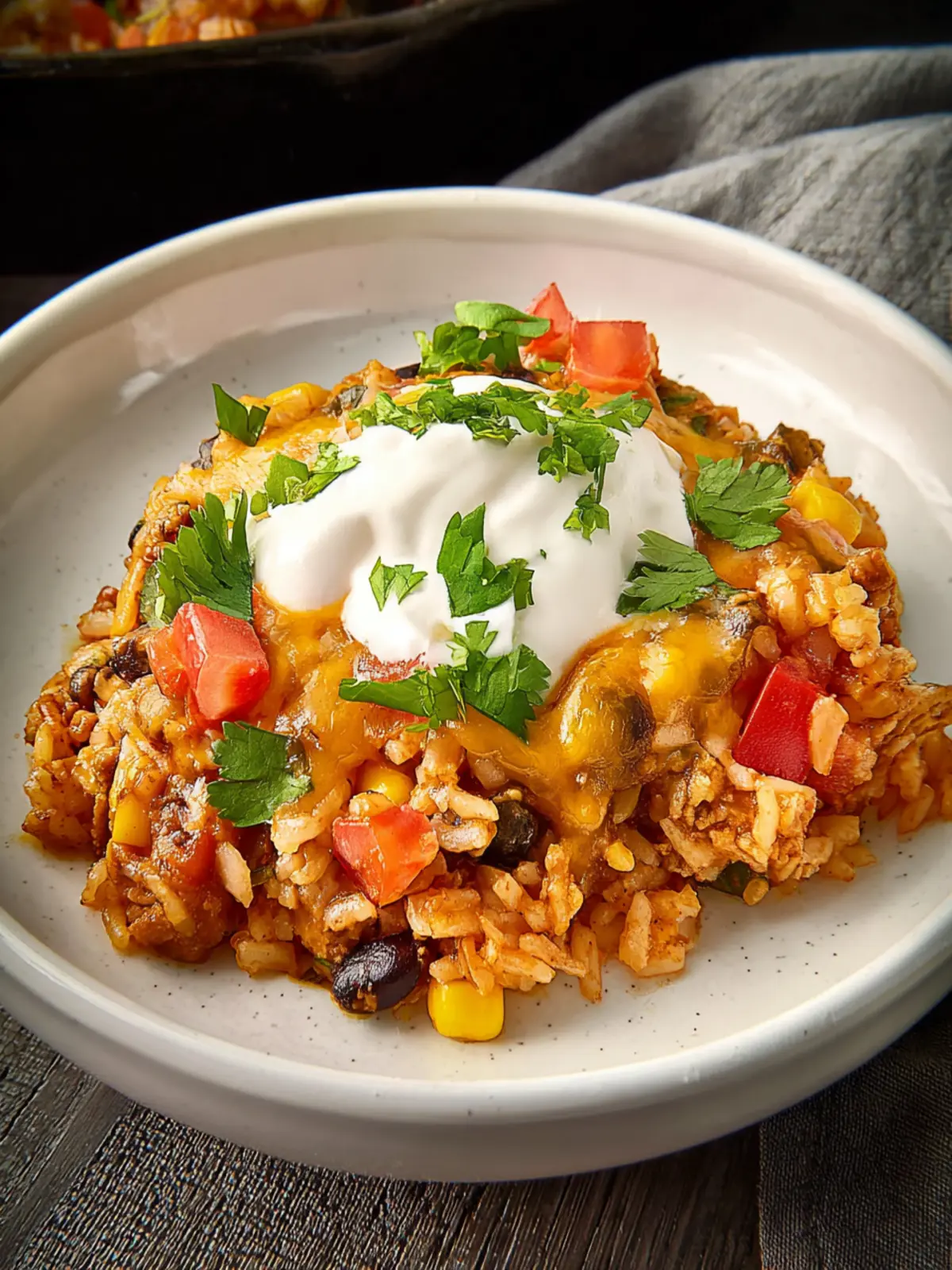 Taco Rice Casserole First Image
