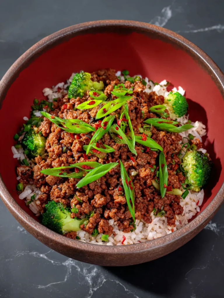 Teriyaki Bowl with Veggie Ground Beef First Image