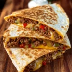 Cheesy Ground Beef Quesadillas (Crunchy Supreme) First Image