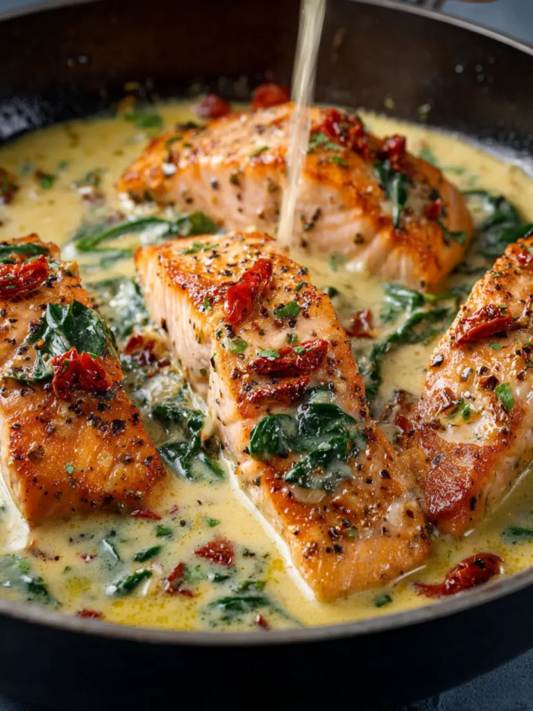 Creamy Tuscan Garlic Salmon (30-Minute Skillet Dinner) First Image