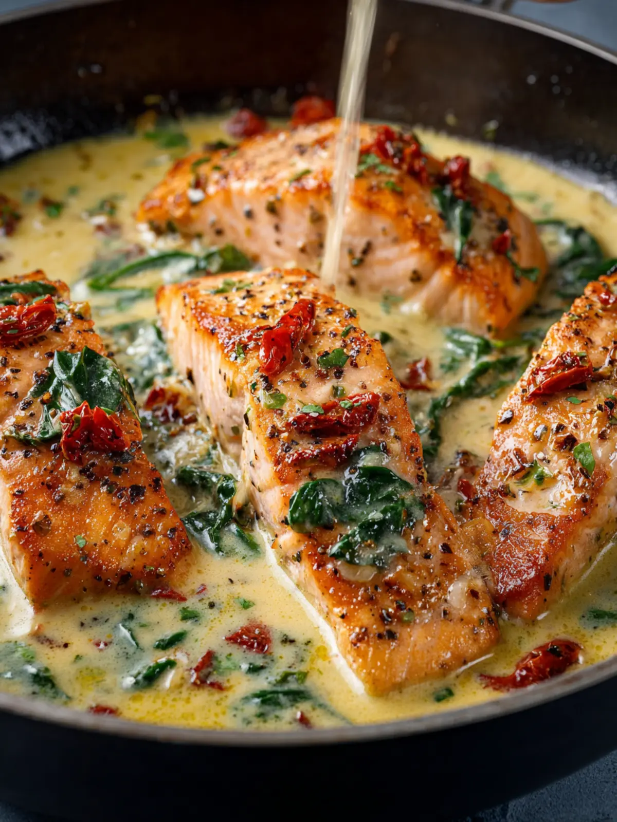 Creamy Tuscan Garlic Salmon (30-Minute Skillet Dinner) First Image