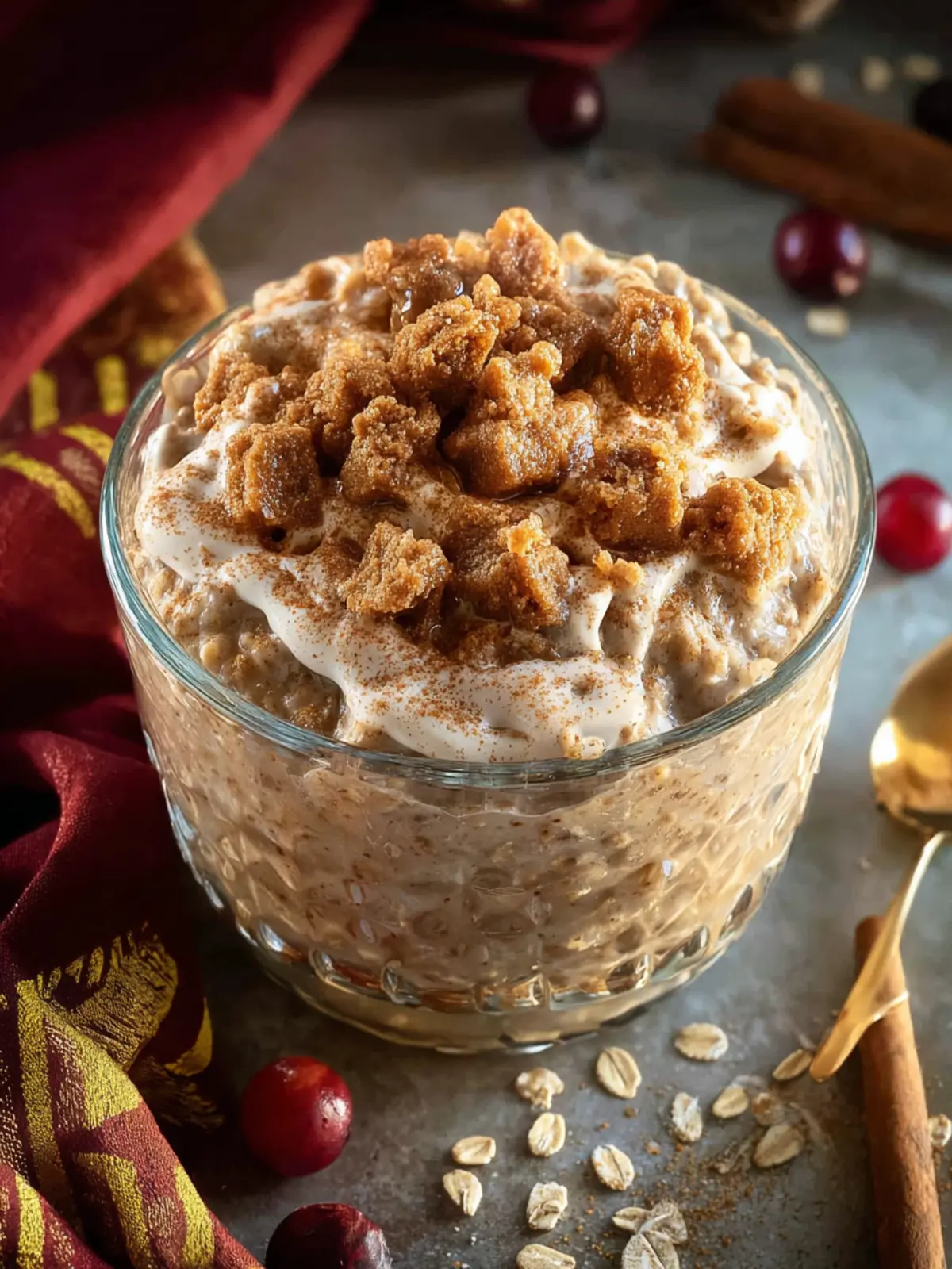 Gingerbread Overnight Oats First Image