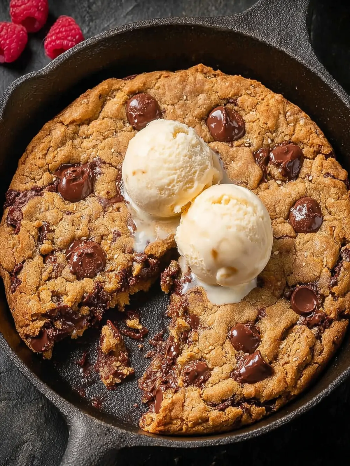 Keto Skillet Cookie First Image