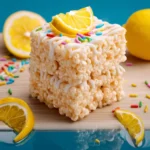 Lemon Rice Krispie Treats First Image