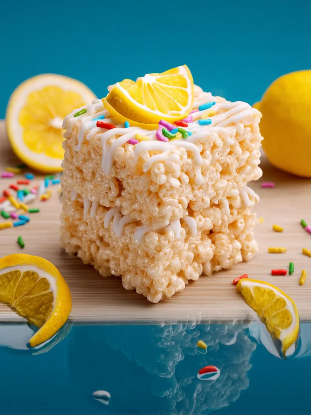 Lemon Rice Krispie Treats First Image
