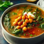 Persian Inspired Zesty Chickpea Soup First Image