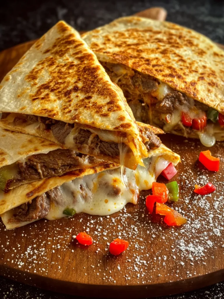 Philly Cheesesteak Quesadilla First Image