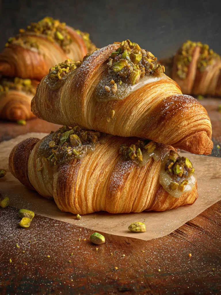Pistachio Croissants First Image