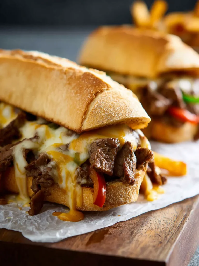 Spicy Cajun Cheesesteak Sandwiches First Image