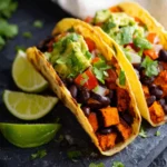 Sweet Potato and Black Bean Tacos First Image