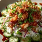 Crispy Rice Chicken Salad First Image