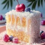 Fluffy Coconut Cake First Image