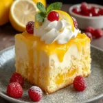 Lemon Pudding Poke Cake First Image