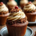 Sticky Spiced Gingerbread Cupcakes First Image
