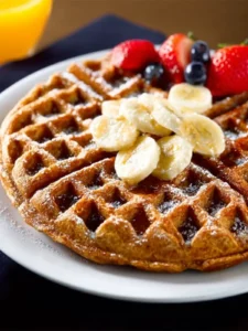 gluten free banana waffles First Image
